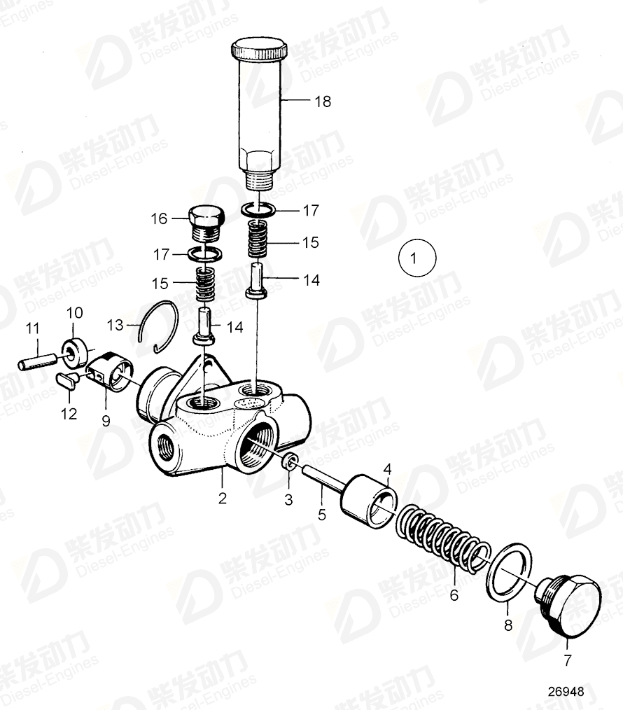 VOLVO Spring 244392 Drawing